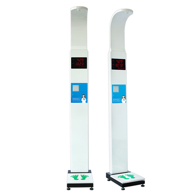 Physical Examination Led Height And Weight Machine RS232 Ultrasonic AC100V
