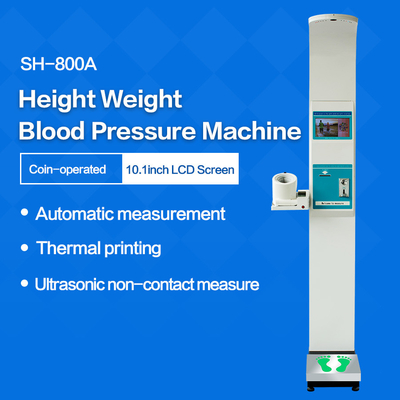Coin-operated Weight and Height Blood Pressure Machine for Hospital Blood Pressure Height Weight BMI Health Scale Suppli