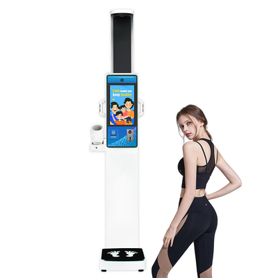 AI robot guides operation Health Checkup Vending Machine 