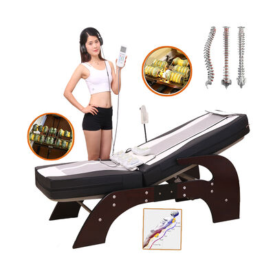 Spa Full Body Traction Chiropractic Spine Care Tourmaline Camas De Stone 3D Mattress Jade Master Bed Roller Infrared Massage Bed