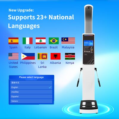 Smart Height Weight 3D Body Composition Analyzer Scale High Accuracy Commercial Use AI Technology