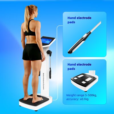 Bioimpedance Whole Body Height, Weight and Fat Composition Analyzer, Mass Analysis