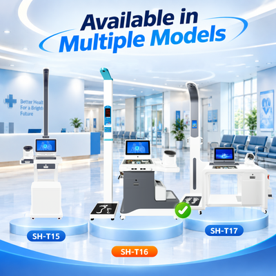 SH-T16 Class II Clinical Preventive Health Check Kiosk AI-powered Health Assessment Kiosk with A4 Printer