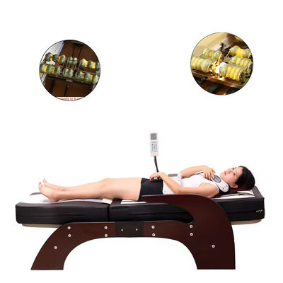 Thermal Korea Music Jade Massagebett Hot Stone Rolling Therapeutische elektrische Heizung Wirbelsäulenpflege Infrarot-Massagebett
