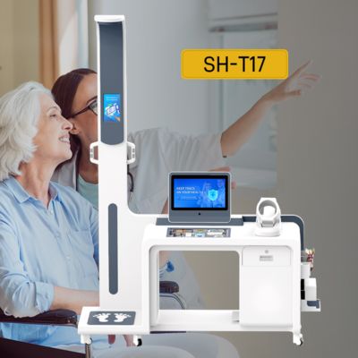 Selbstbedienungs-Gesundheitskontrollstation mit mehreren Funktionen, BMI-Blutdruck-Kiosk, Gerät zur körperlichen Untersuchung