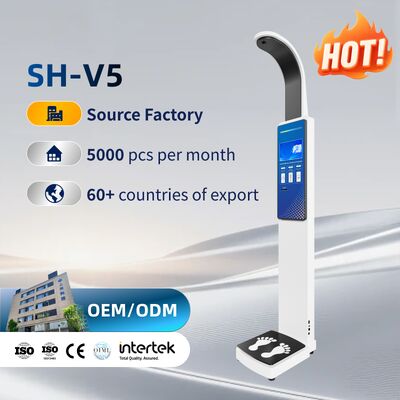 Elektronische digitale Körpergrößen- und Gewichtswaage für den menschlichen Körper