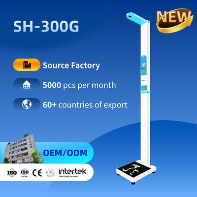 Elektronische Waage zur Messung von Größe und Gewicht für die Klinik